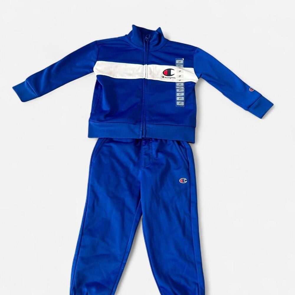 2 piece NWT Toddler Champion Blue tracksuit set